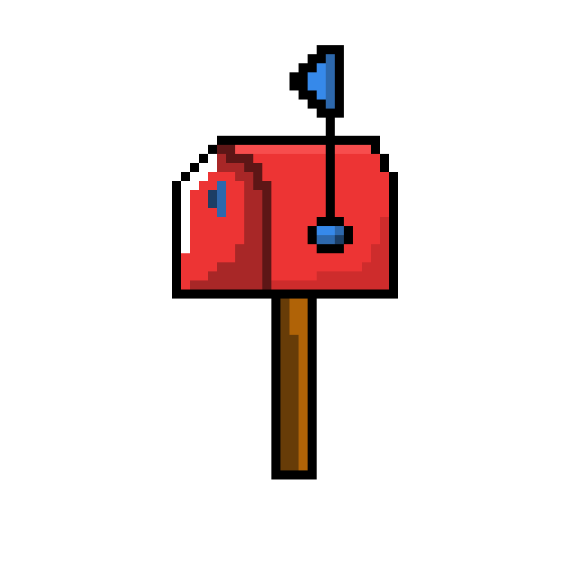 pixel art mail gif